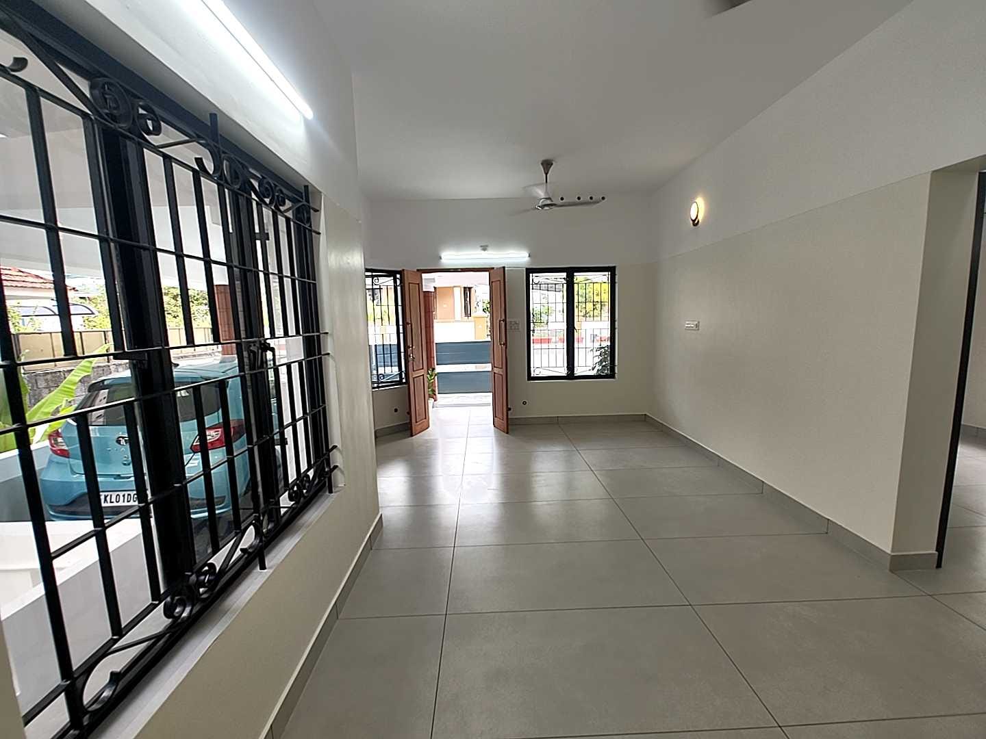 Living area and hallway